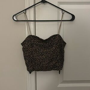 Cheetah Print Crop Top